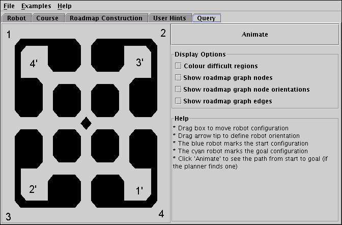 Can the robot move from X to X' ?