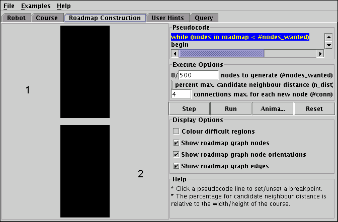 The planner needs help to find a way through the tunnel.